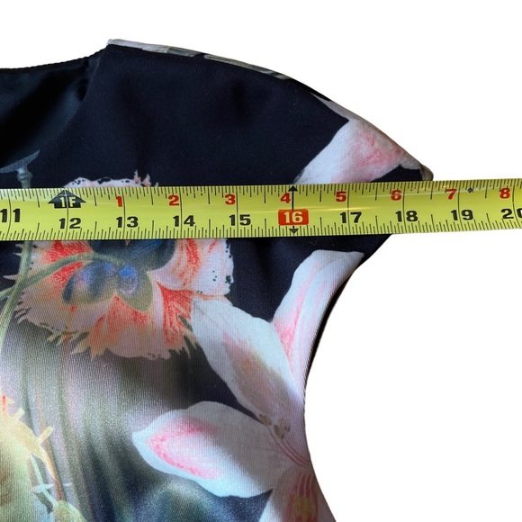 Ted Baker Opulent Bloom Body Con Sleeveless Dress EUC - Picture 11 of 15